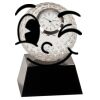 [CRY6101L] 5" Crystal Golf Ball Clock Thumbnail