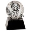 [CRY6101L] 5" Crystal Golf Ball Clock Thumbnail