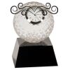 [CRY6101L] 5" Crystal Golf Ball Clock Thumbnail