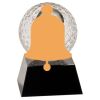 [CRY6101L] 5" Crystal Golf Ball Clock Thumbnail