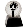 [CRY6101L] 5" Crystal Golf Ball Clock Thumbnail