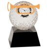 [CRY6101L] 5" Crystal Golf Ball Clock Thumbnail