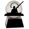 [CRY6101L] 5" Crystal Golf Ball Clock Thumbnail