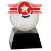 [CRY6101L] 5" Crystal Golf Ball Clock Thumbnail