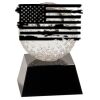 [CRY6101L] 5" Crystal Golf Ball Clock Thumbnail