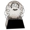 [CRY6101L] 5" Crystal Golf Ball Clock Thumbnail
