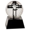 [CRY6101L] 5" Crystal Golf Ball Clock Thumbnail