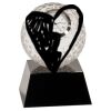 [CRY6101L] 5" Crystal Golf Ball Clock Thumbnail