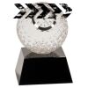 [CRY6101L] 5" Crystal Golf Ball Clock Thumbnail