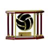 [EX103] Executive 4-Pillar Gold & Rosewood Piano Finish Clock  Thumbnail