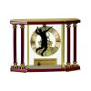 [EX103] Executive 4-Pillar Gold & Rosewood Piano Finish Clock  Thumbnail