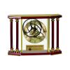 [EX103] Executive 4-Pillar Gold & Rosewood Piano Finish Clock  Thumbnail