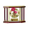 [EX103] Executive 4-Pillar Gold & Rosewood Piano Finish Clock  Thumbnail