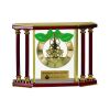 [EX103] Executive 4-Pillar Gold & Rosewood Piano Finish Clock  Thumbnail