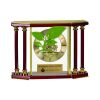 [EX103] Executive 4-Pillar Gold & Rosewood Piano Finish Clock  Thumbnail