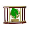 [EX103] Executive 4-Pillar Gold & Rosewood Piano Finish Clock  Thumbnail