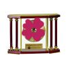 [EX103] Executive 4-Pillar Gold & Rosewood Piano Finish Clock  Thumbnail