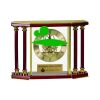 [EX103] Executive 4-Pillar Gold & Rosewood Piano Finish Clock  Thumbnail