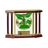[EX103] Executive 4-Pillar Gold & Rosewood Piano Finish Clock  Thumbnail