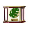[EX103] Executive 4-Pillar Gold & Rosewood Piano Finish Clock  Thumbnail