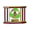 [EX103] Executive 4-Pillar Gold & Rosewood Piano Finish Clock  Thumbnail