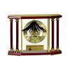 [EX103] Executive 4-Pillar Gold & Rosewood Piano Finish Clock  Thumbnail