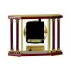 [EX103] Executive 4-Pillar Gold & Rosewood Piano Finish Clock  Thumbnail