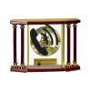 [EX103] Executive 4-Pillar Gold & Rosewood Piano Finish Clock  Thumbnail
