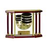 [EX103] Executive 4-Pillar Gold & Rosewood Piano Finish Clock  Thumbnail