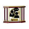 [EX103] Executive 4-Pillar Gold & Rosewood Piano Finish Clock  Thumbnail