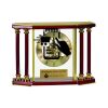 [EX103] Executive 4-Pillar Gold & Rosewood Piano Finish Clock  Thumbnail