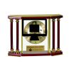 [EX103] Executive 4-Pillar Gold & Rosewood Piano Finish Clock  Thumbnail