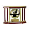 [EX103] Executive 4-Pillar Gold & Rosewood Piano Finish Clock  Thumbnail