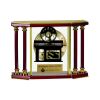 [EX103] Executive 4-Pillar Gold & Rosewood Piano Finish Clock  Thumbnail