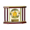 [EX103] Executive 4-Pillar Gold & Rosewood Piano Finish Clock  Thumbnail