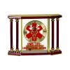 [EX103] Executive 4-Pillar Gold & Rosewood Piano Finish Clock  Thumbnail