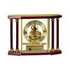 [EX103] Executive 4-Pillar Gold & Rosewood Piano Finish Clock  Thumbnail