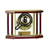 [EX103] Executive 4-Pillar Gold & Rosewood Piano Finish Clock  Thumbnail