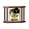 [EX103] Executive 4-Pillar Gold & Rosewood Piano Finish Clock  Thumbnail