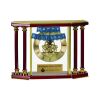 [EX103] Executive 4-Pillar Gold & Rosewood Piano Finish Clock  Thumbnail