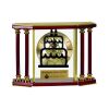 [EX103] Executive 4-Pillar Gold & Rosewood Piano Finish Clock  Thumbnail