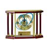 [EX103] Executive 4-Pillar Gold & Rosewood Piano Finish Clock  Thumbnail