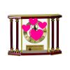 [EX103] Executive 4-Pillar Gold & Rosewood Piano Finish Clock  Thumbnail