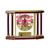 [EX103] Executive 4-Pillar Gold & Rosewood Piano Finish Clock  Thumbnail