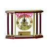 [EX103] Executive 4-Pillar Gold & Rosewood Piano Finish Clock  Thumbnail