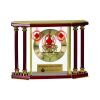 [EX103] Executive 4-Pillar Gold & Rosewood Piano Finish Clock  Thumbnail