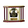 [EX103] Executive 4-Pillar Gold & Rosewood Piano Finish Clock  Thumbnail
