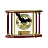 [EX103] Executive 4-Pillar Gold & Rosewood Piano Finish Clock  Thumbnail