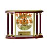 [EX103] Executive 4-Pillar Gold & Rosewood Piano Finish Clock  Thumbnail
