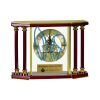 [EX103] Executive 4-Pillar Gold & Rosewood Piano Finish Clock  Thumbnail